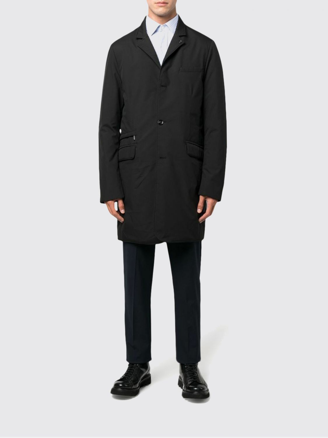 Moorer Coat  Men Color Black In Black
