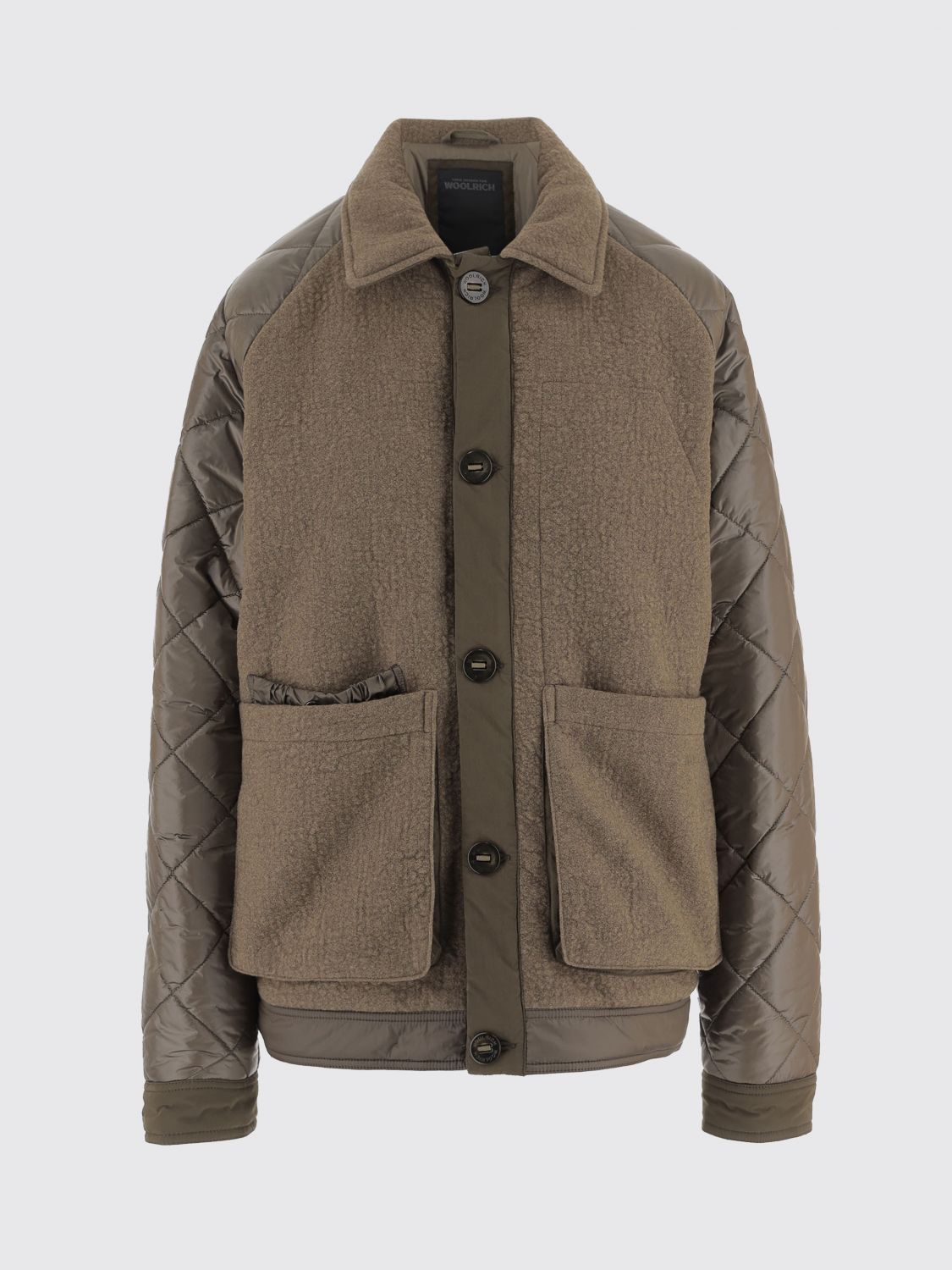 Woolrich Jacket  Men Color Brown In Multi