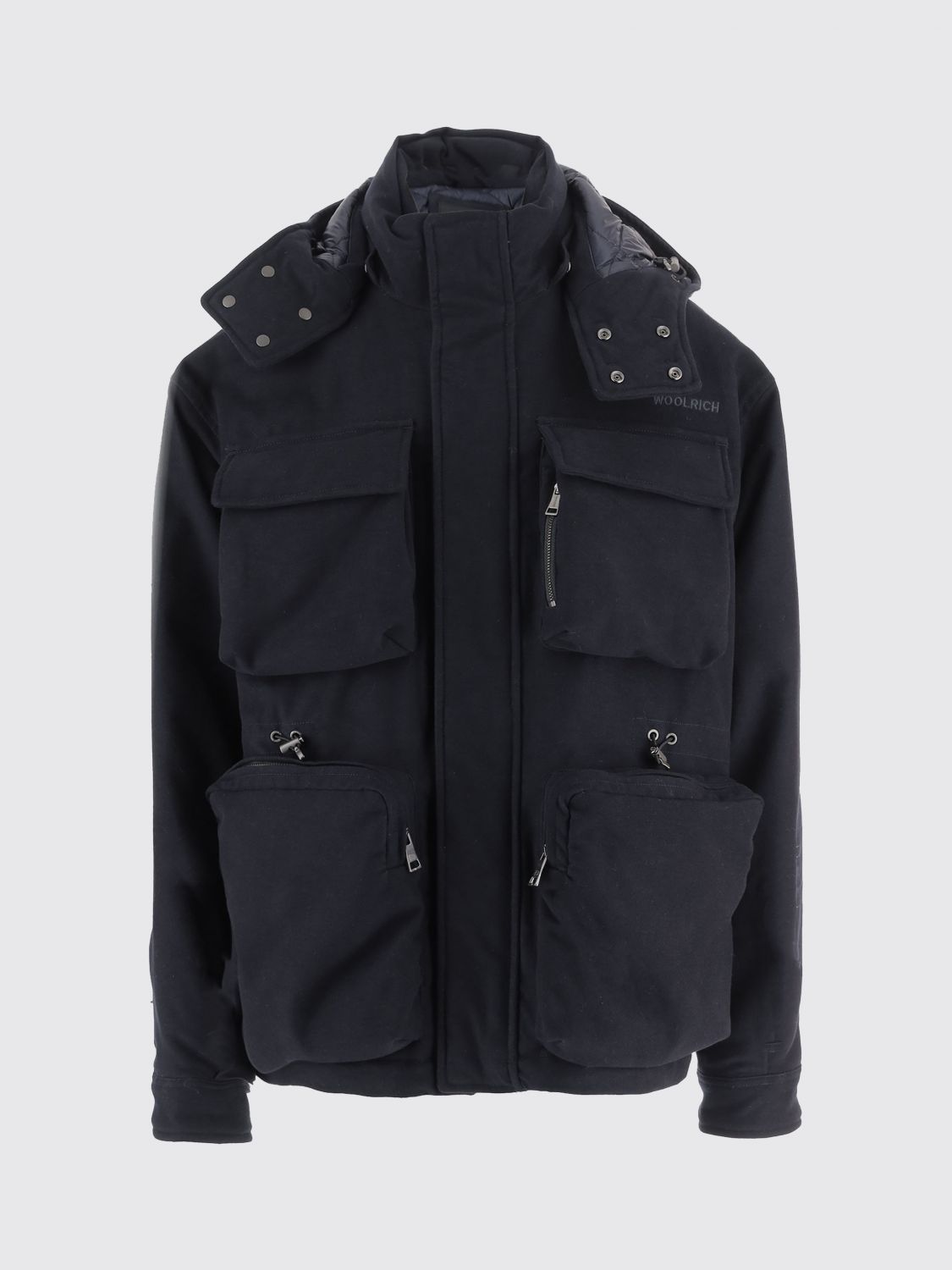 Woolrich Jacket  Men Color Navy In Animal Print