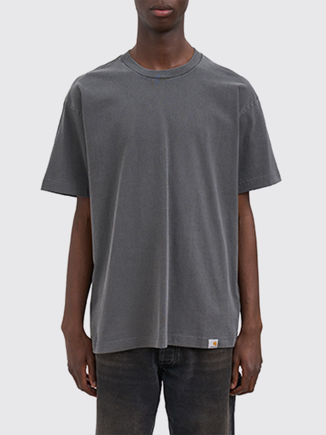 Carhartt T-shirt Wip Men Color Black In Gray