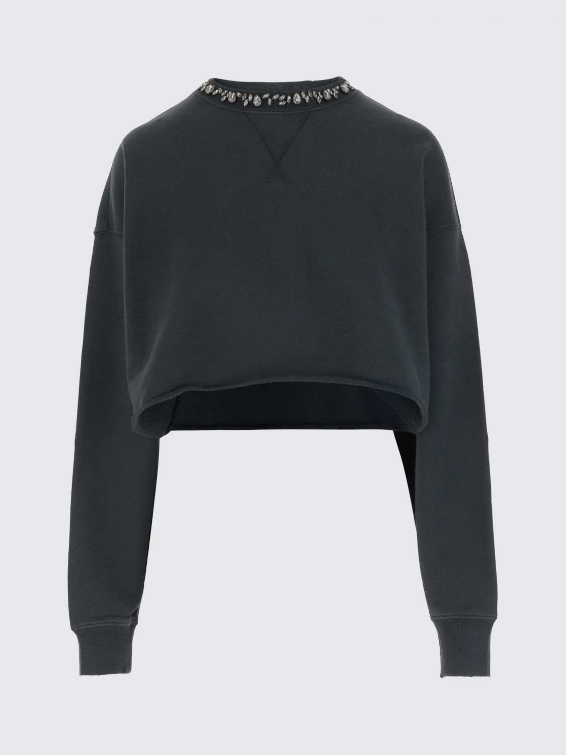 Golden Goose Cotton Sweatshirt In Blue