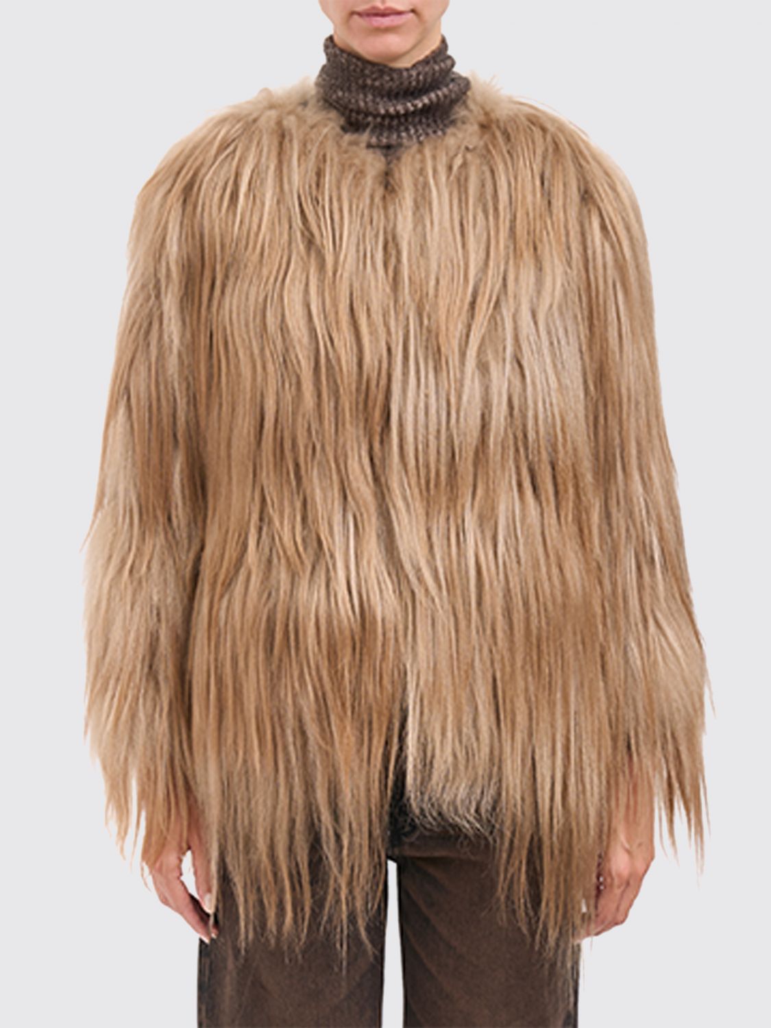 Giorgio Brato Jacket Woman Color Camel In Brown