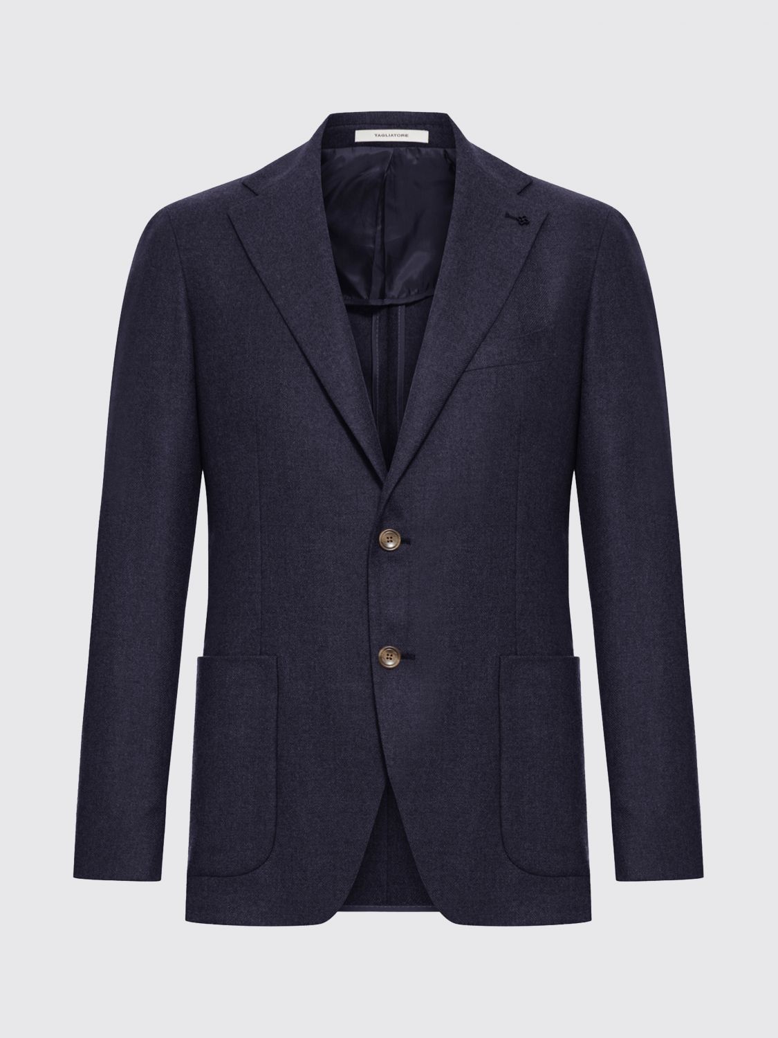 Tagliatore Single-breasted Tailored Wool Jacket In Multi