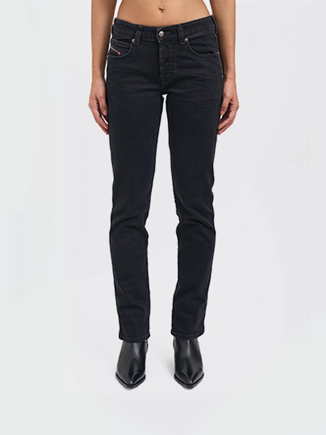 DIESEL Jeans Woman color Black　DIESEL ジーンズ ウーマン カラー ブラック DIESEL