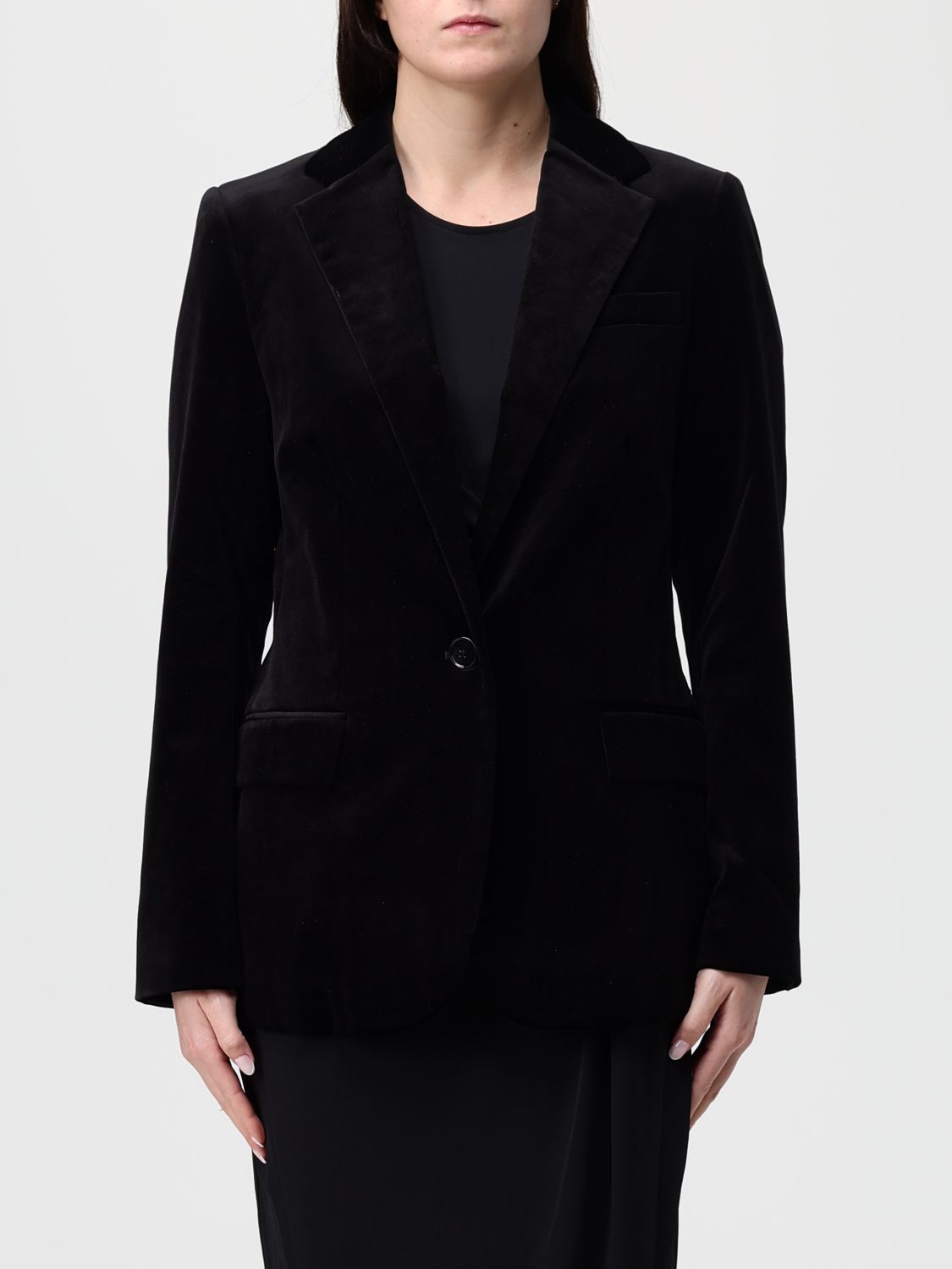 Ralph Lauren Jacket Lauren  Woman Color Black In Black