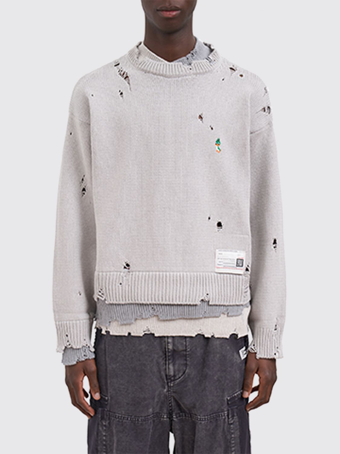 Miharayasuhiro Sweater Maison Mihara Yasuhiro Men Color Grey In Multi