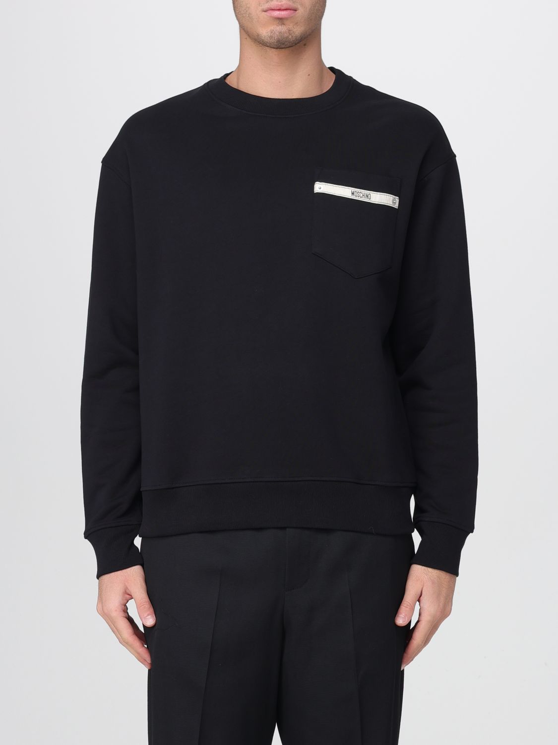 Moschino Sweater  Couture Men Color Black