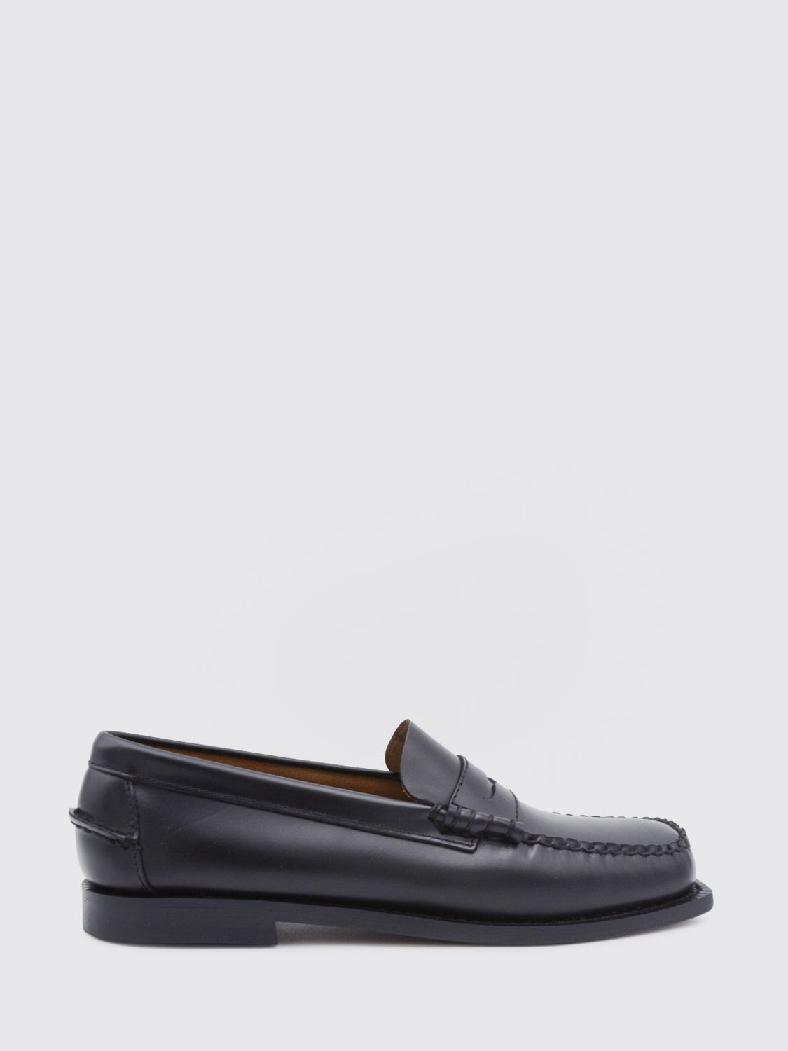 Sebago Black Madison Loafers In Black