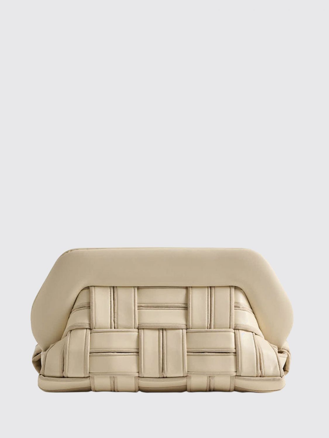 Themoirè Women Beige Bios Clutch, Onesize Luxury Clutches For Women Darveys In White