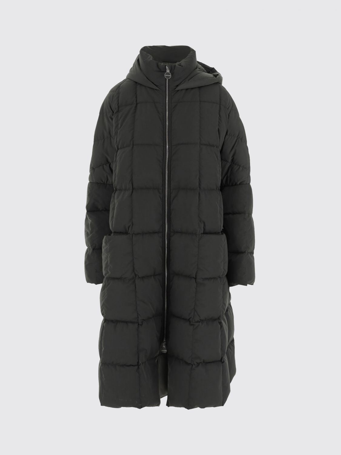 Ienki Ienki Maxi Pyramid Leon Down Jacket In Black