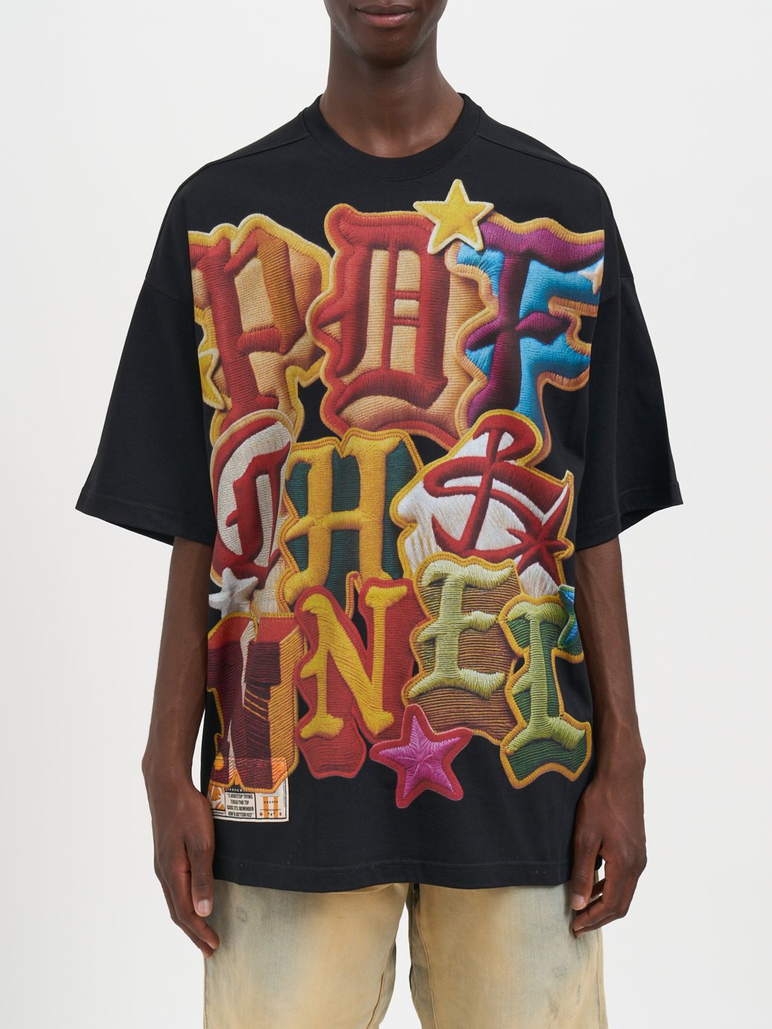 T恤 PDF 男士 颜色 黑色