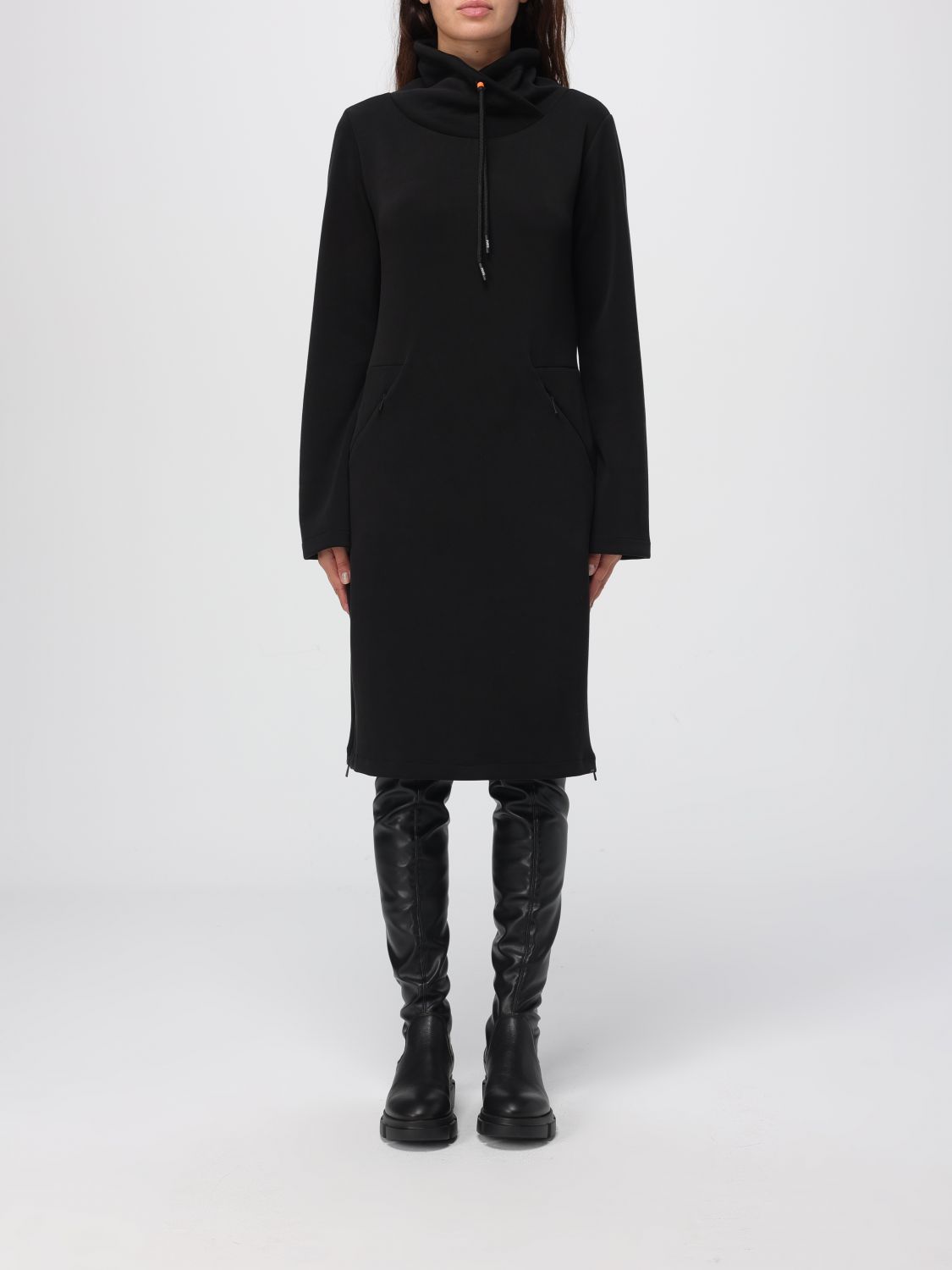 Suns Boards Dress Woman Color Black In Black