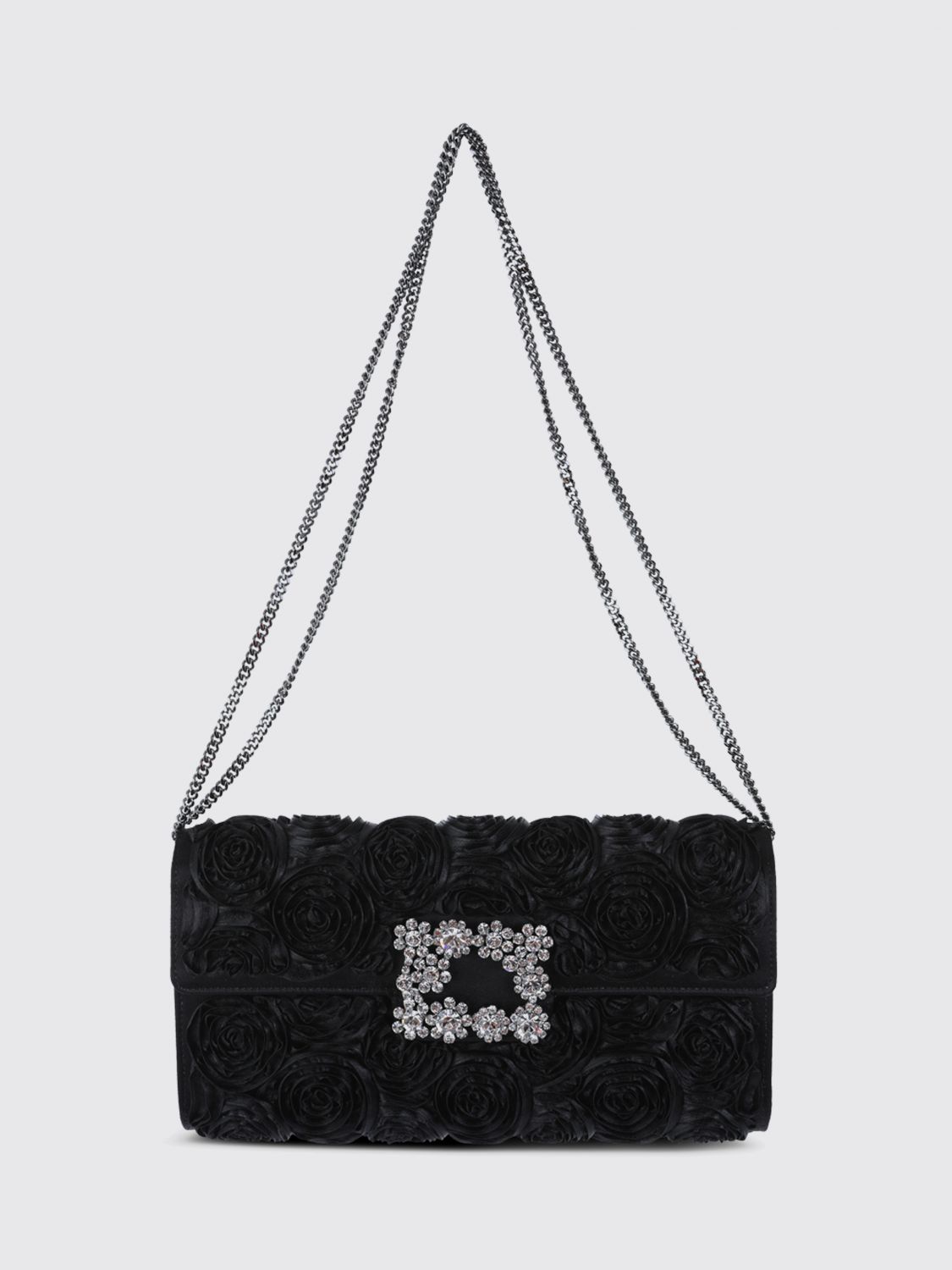 Roger Vivier Clutch Woman Color Black In Black