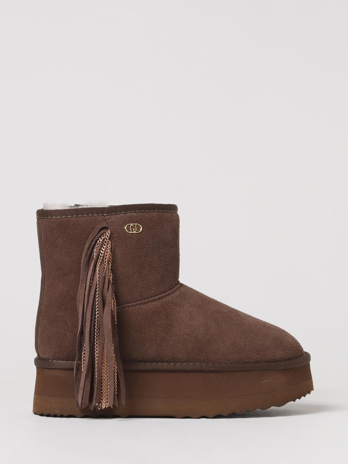 Liu •jo Boots Liu Jo Woman Color Grey In Brown