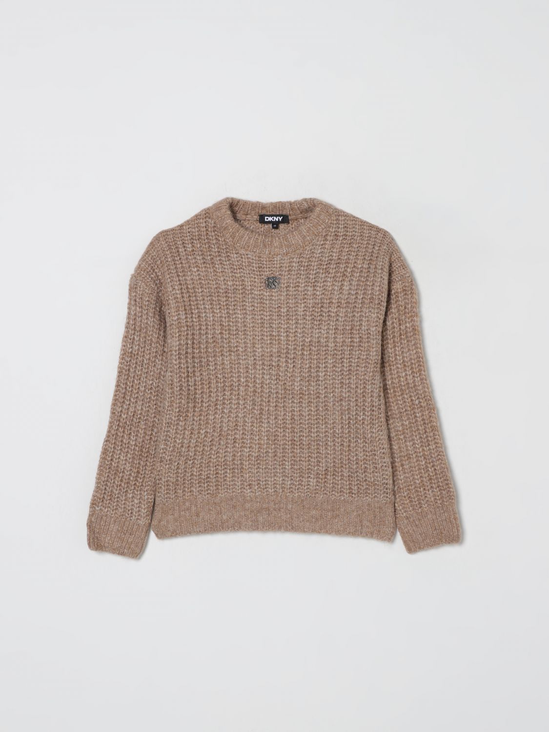 Dkny Chunky-knit Sweater In Brown