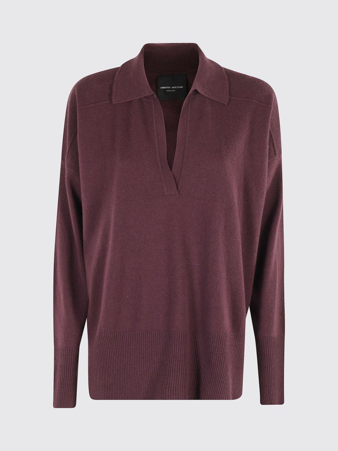 Roberto Collina Sweatshirt  Woman Color Burgundy