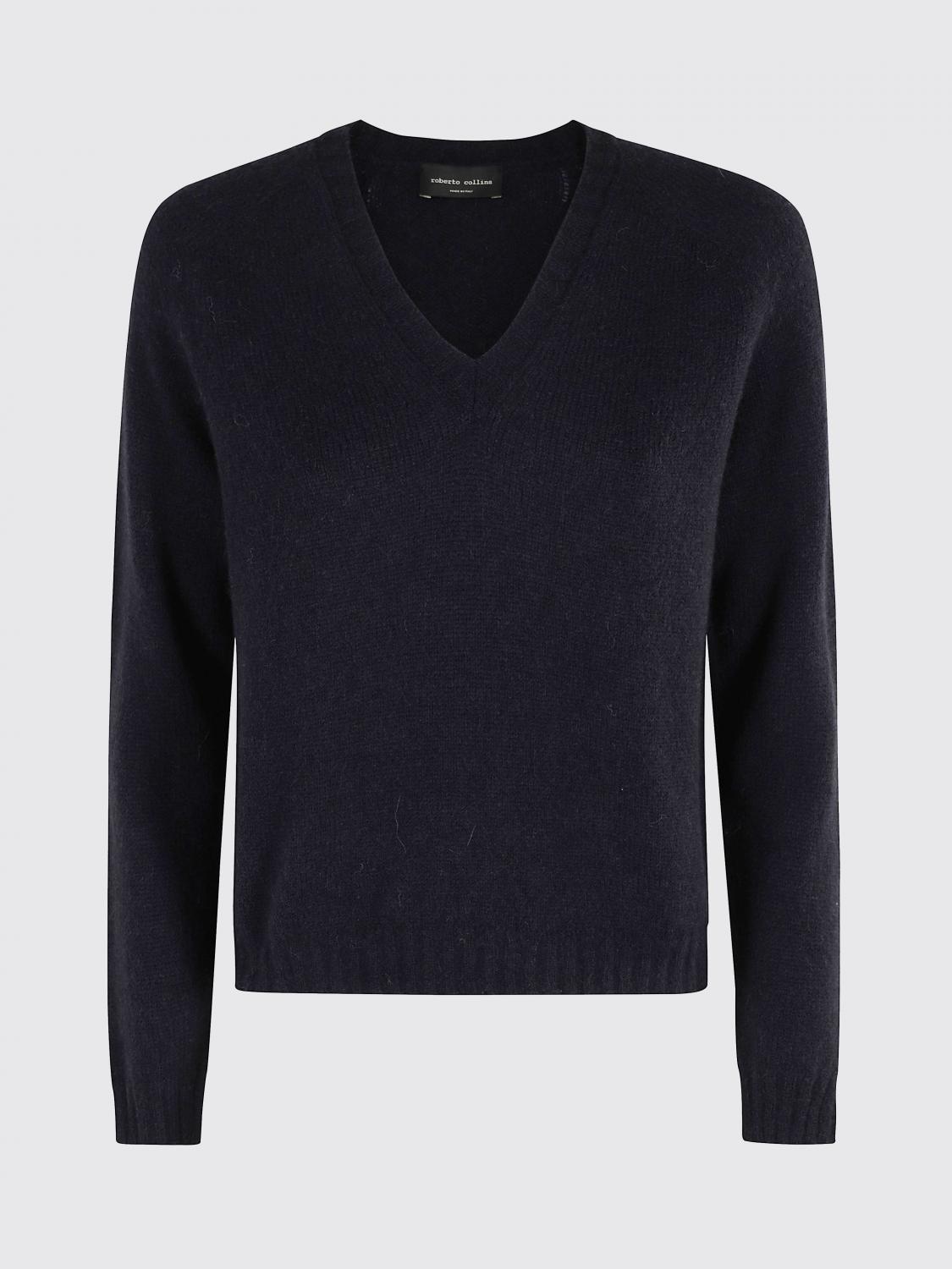 Roberto Collina Sweater Woman Color Navy In Blue