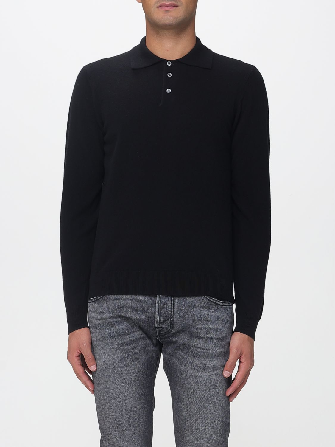 Drumohr Polo Shirt Men Color Black In Multi