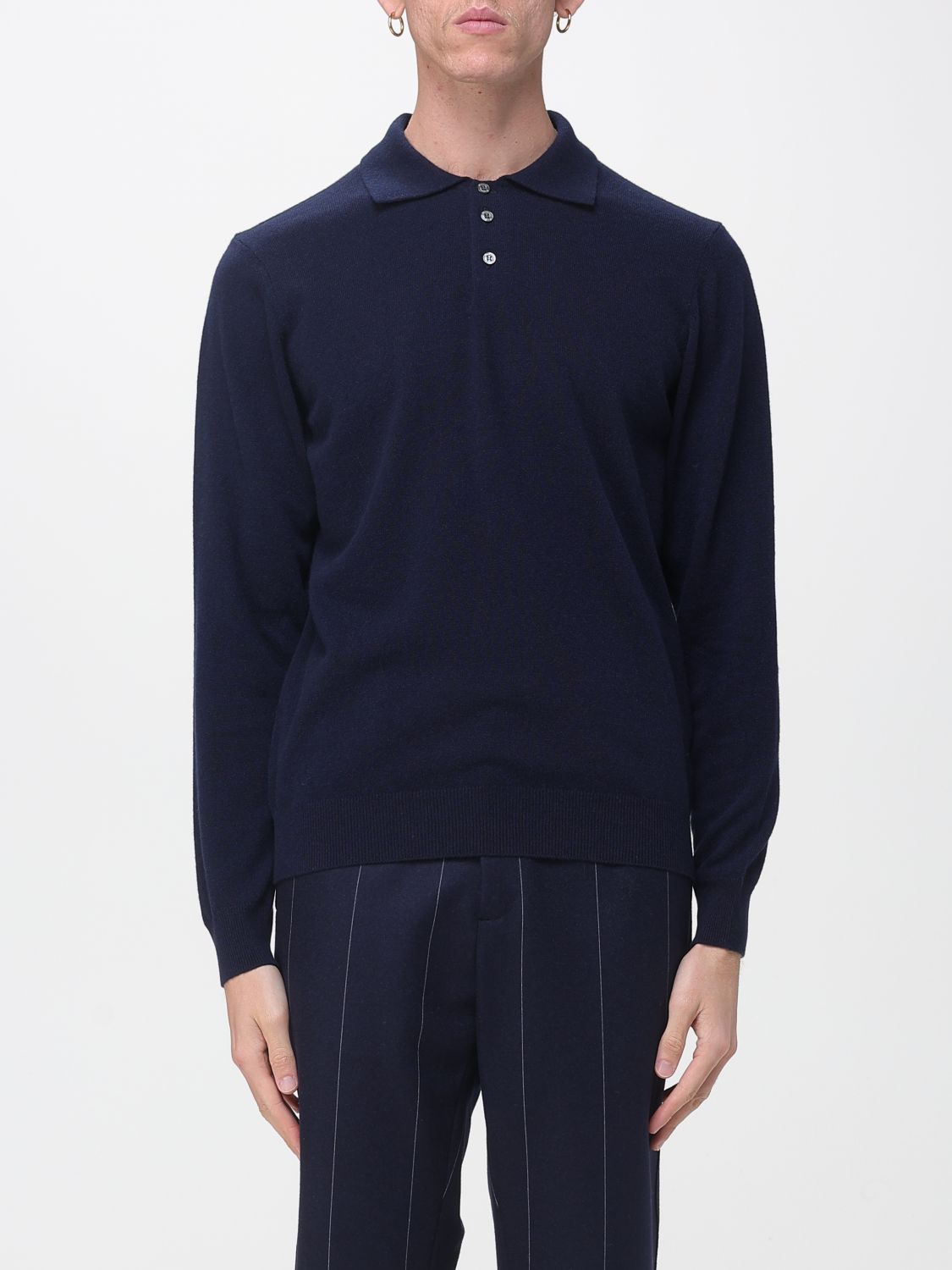 Drumohr Polo Shirt Men Color Blue