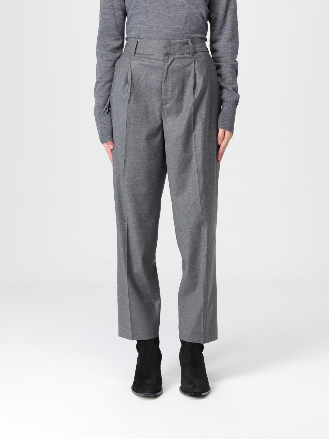 Pt Torino Pants  Woman Color Grey In Gray