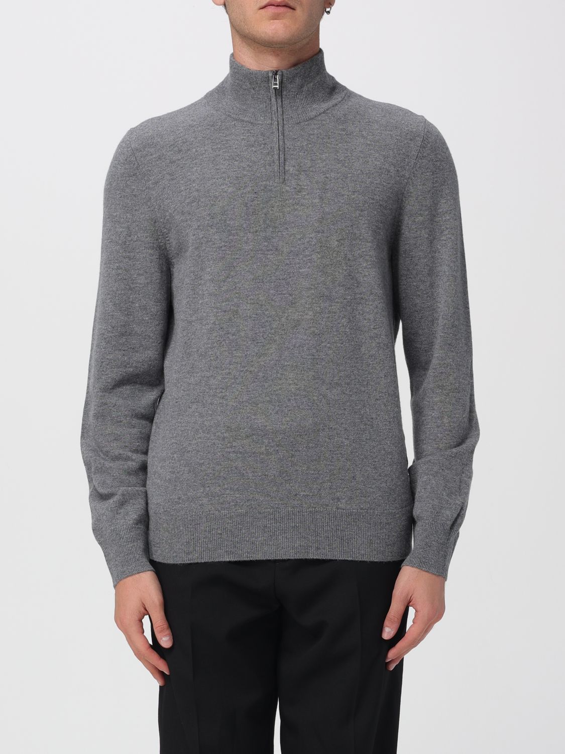 BOSS Pullover Herren Farbe Grau