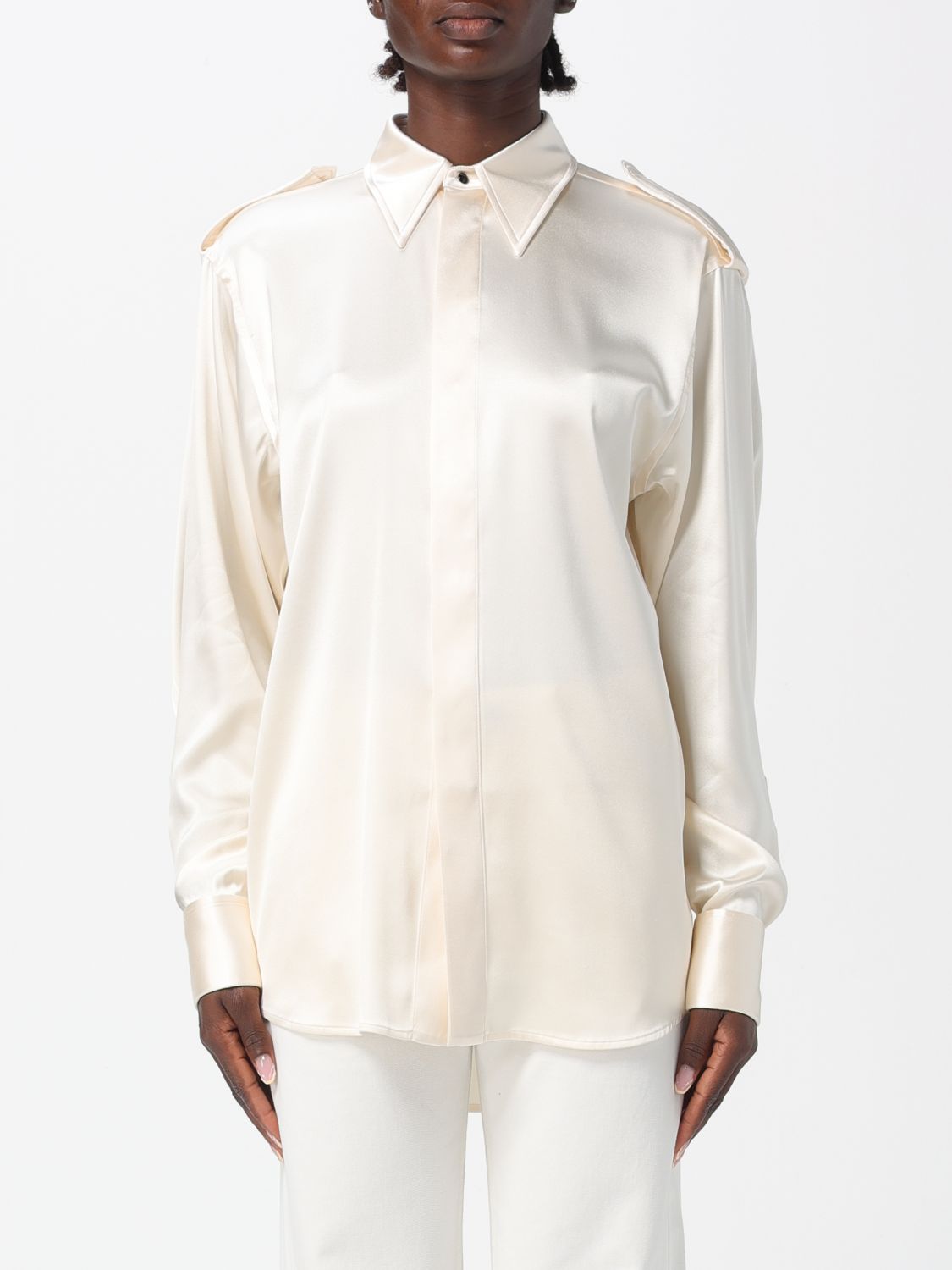 Phoebe Philo Shirt  Woman Color Beige In White