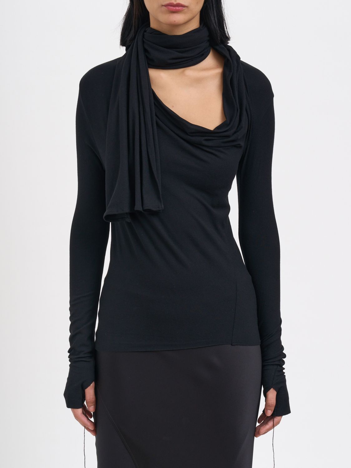 Andrea Ya'aqov Sweater Woman Color Black In Black