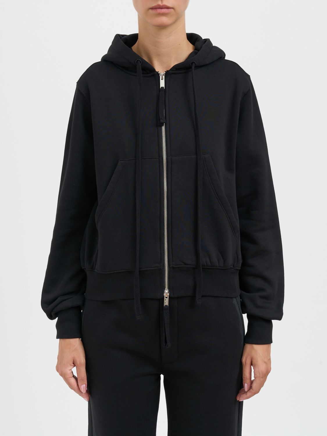 Thom Krom Sweatshirt Woman Color Black In Black