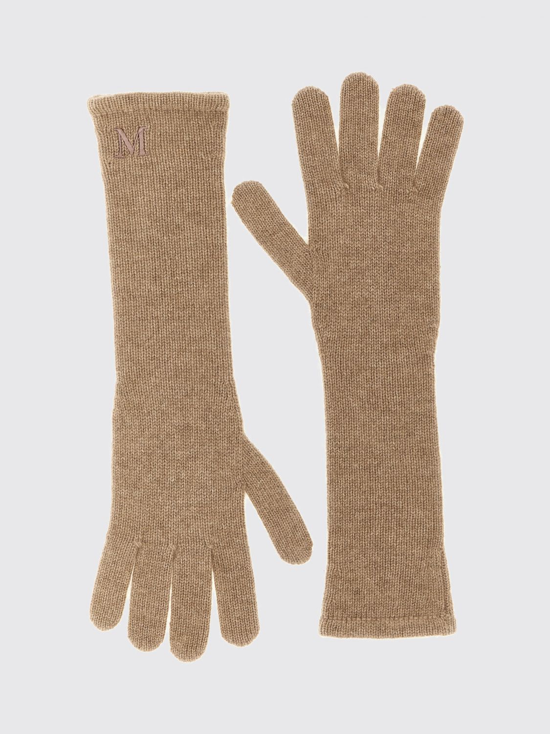 Max Mara Gloves Woman In Sand