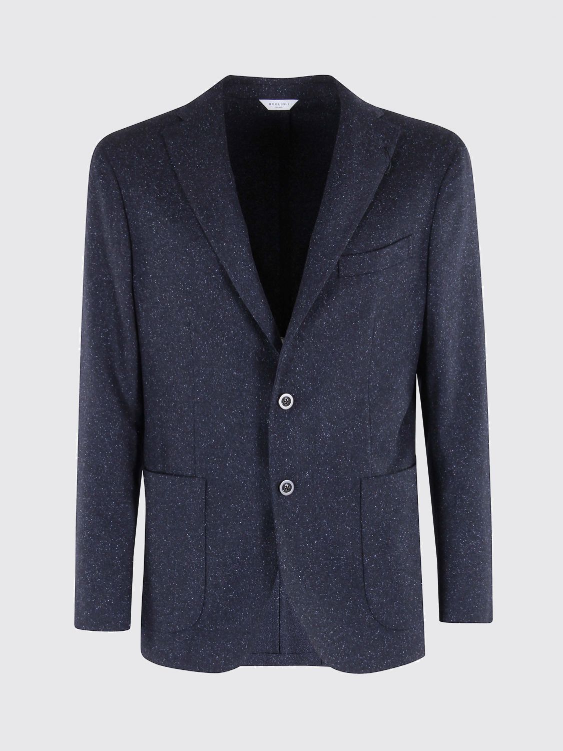 Boglioli Notched-lapel Two-button Jacket In Blue