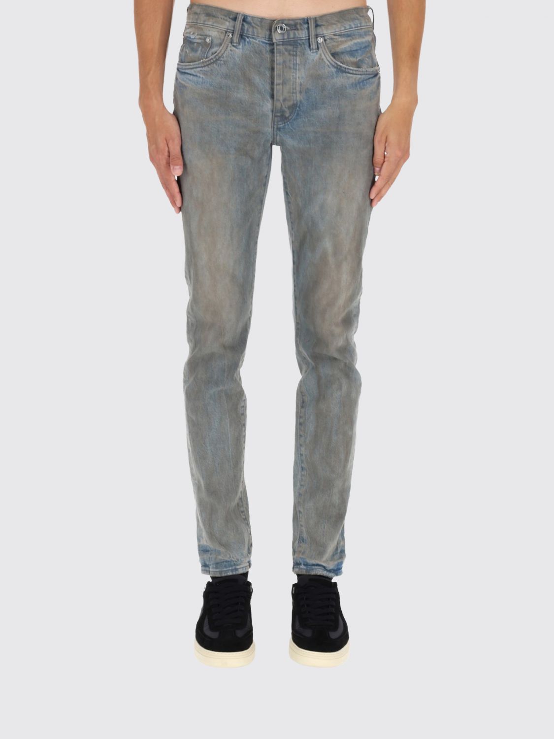 Purple Jeans Men color Denim