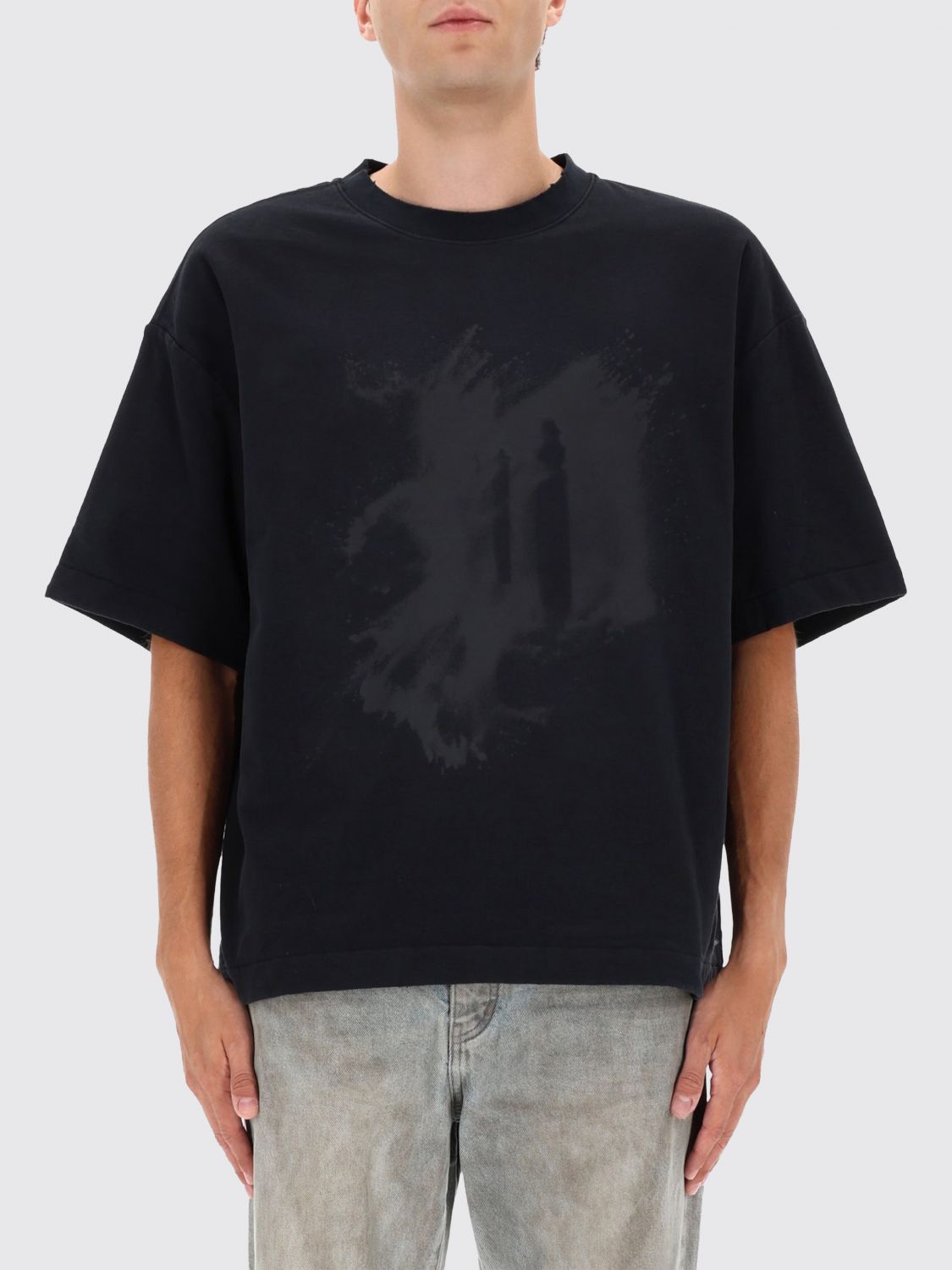 Purple T-shirt  Men Color Black In Black