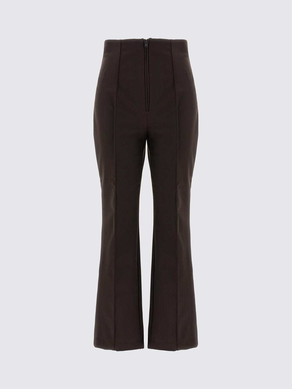 FENDI Pantaloni flared in jersey stretch