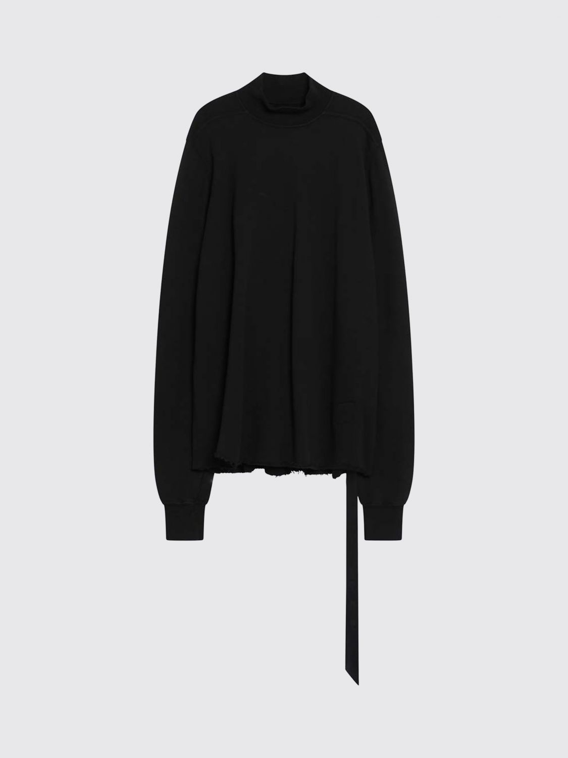 Rick Owens Drkshdw Sweatshirt With Open Back In Black