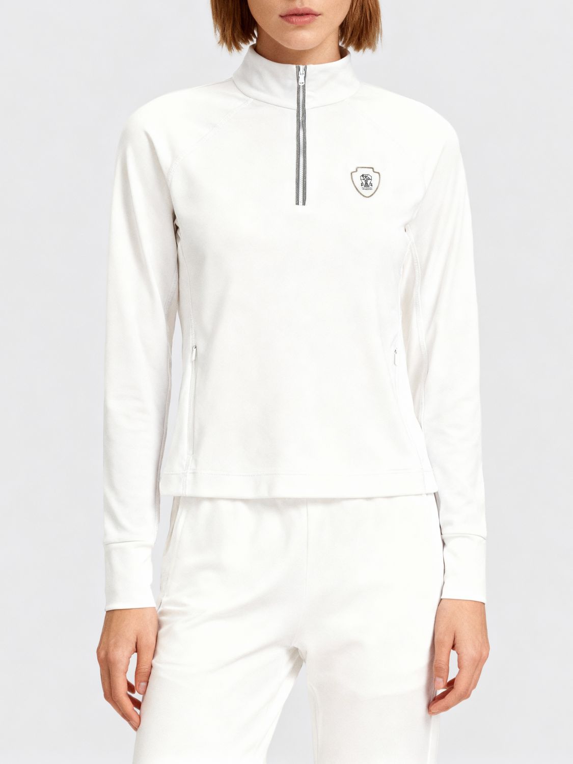 BRUNELLO CUCINELLI BRUNELLO CUCINELLI Sweatshirt Woman color White　BRUNELLO CUCINELLI スウェットシャツ レディース カラー ホワイト