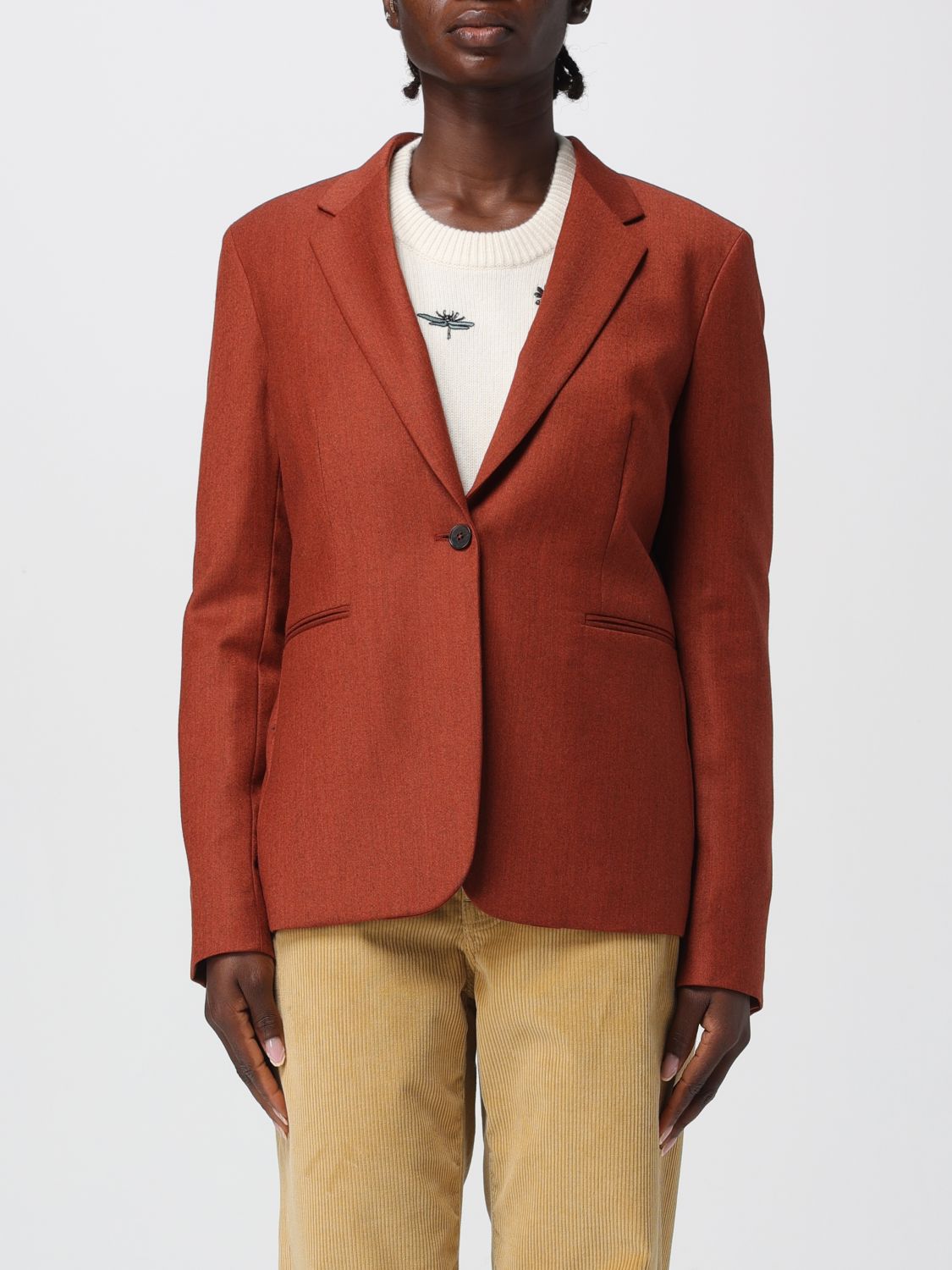 Paul Smith Blazer  Woman Color Orange In Orange