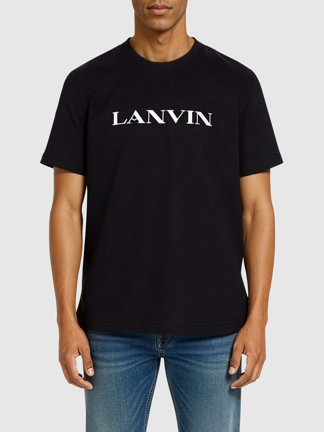 T-Shirt LANVIN Men color Black