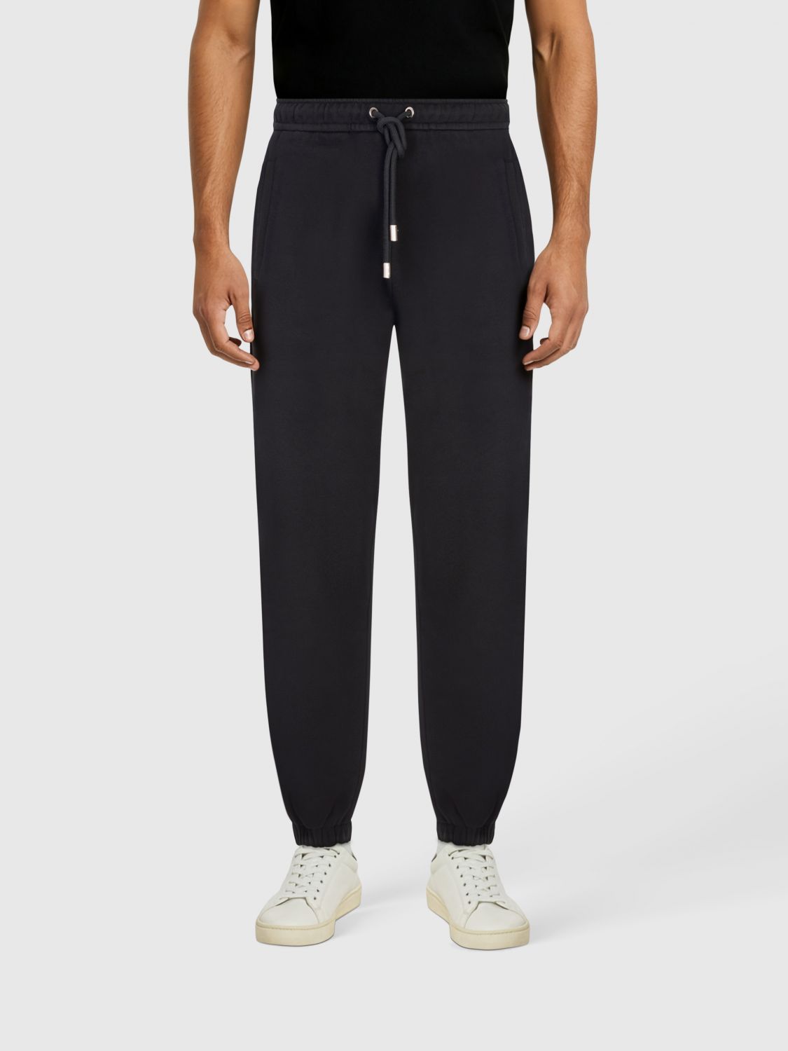 Lanvin Drawstring Cuffed Track Pants In Black
