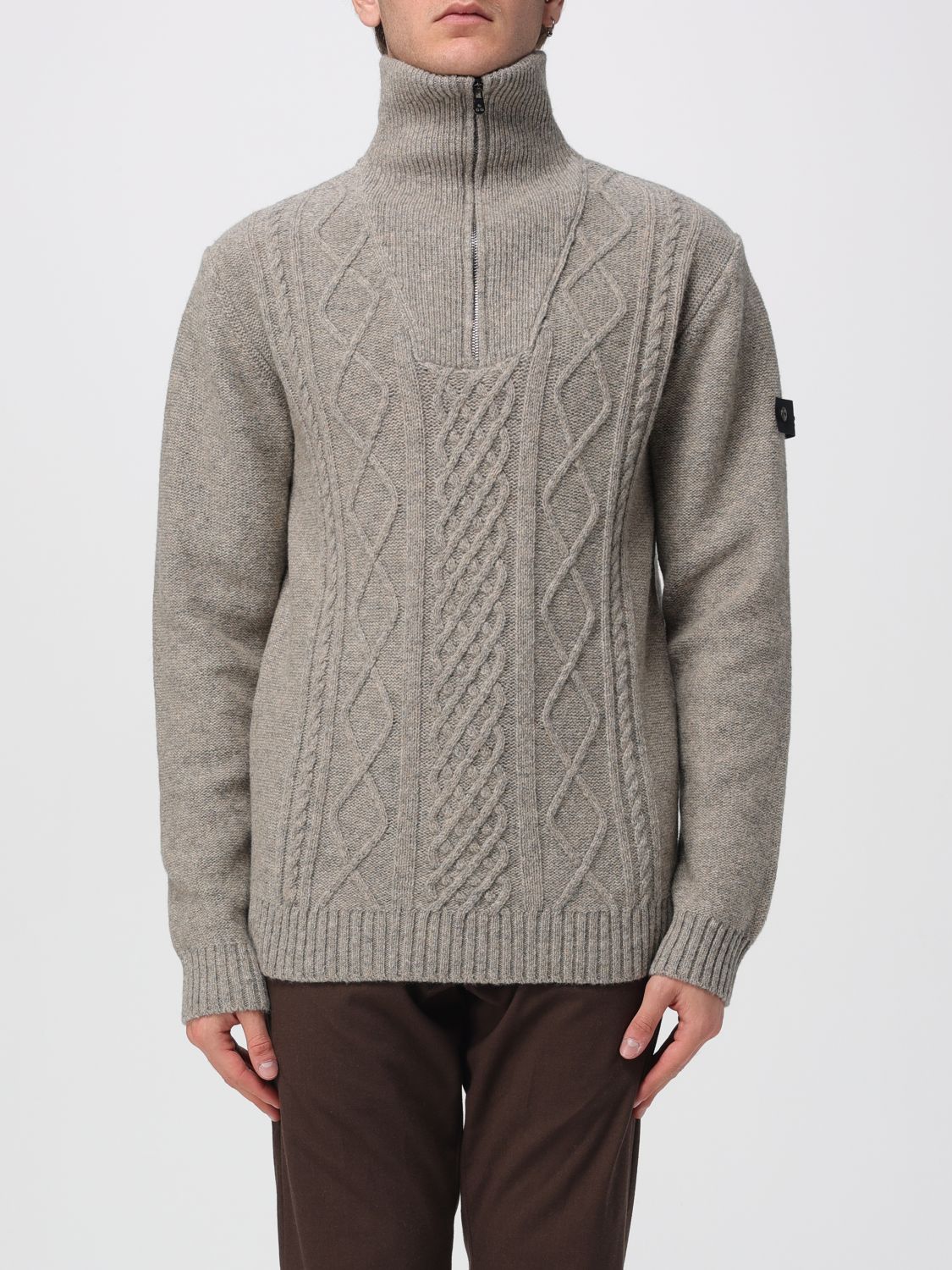 Peuterey Sweater Men Color Beige In Gray