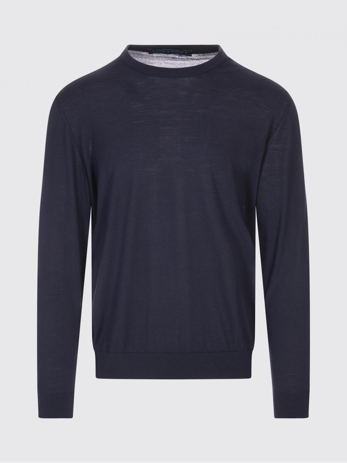 Sweater KITON Men color Blue