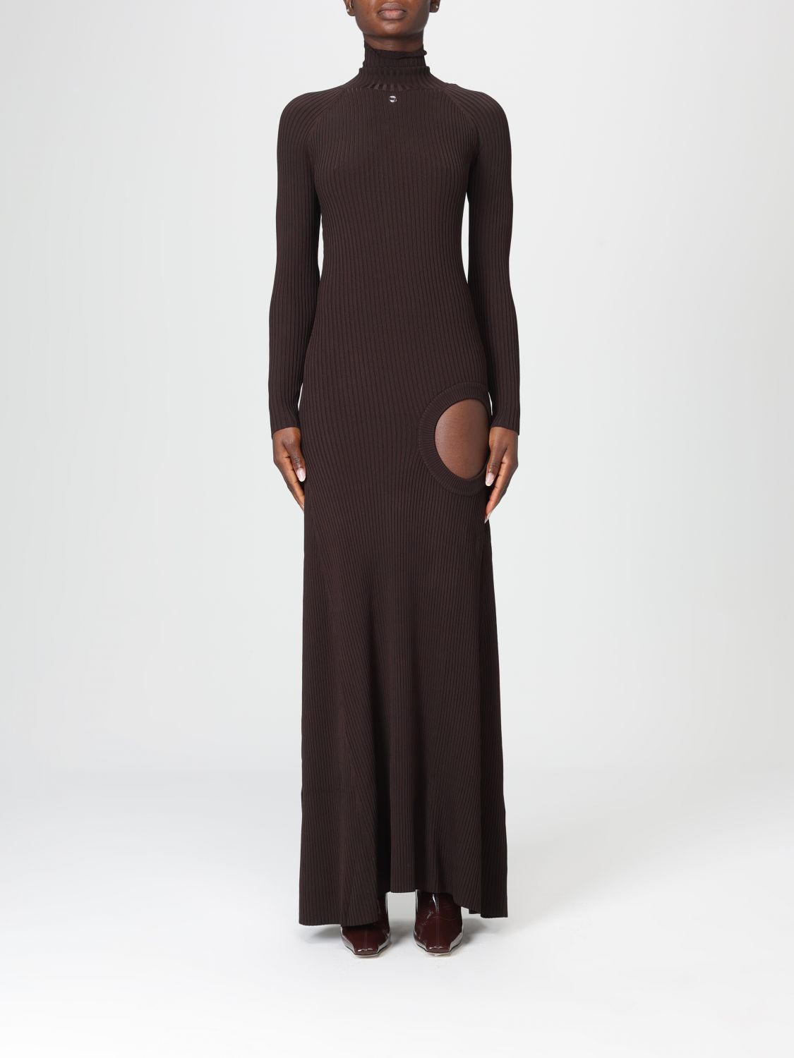 Coperni Dresses Brown In Brown