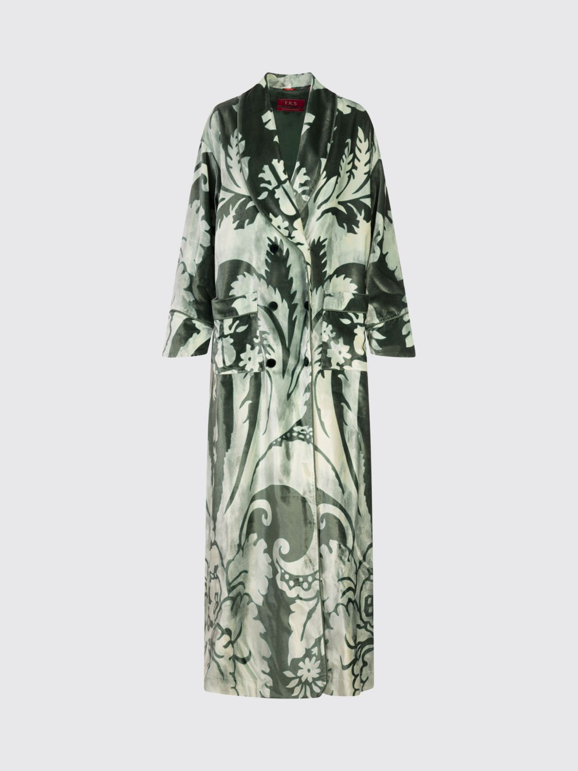 F.r.s For Restless Sleepers Coat F. R.s For Restless Sleepers Woman Color Green In Green