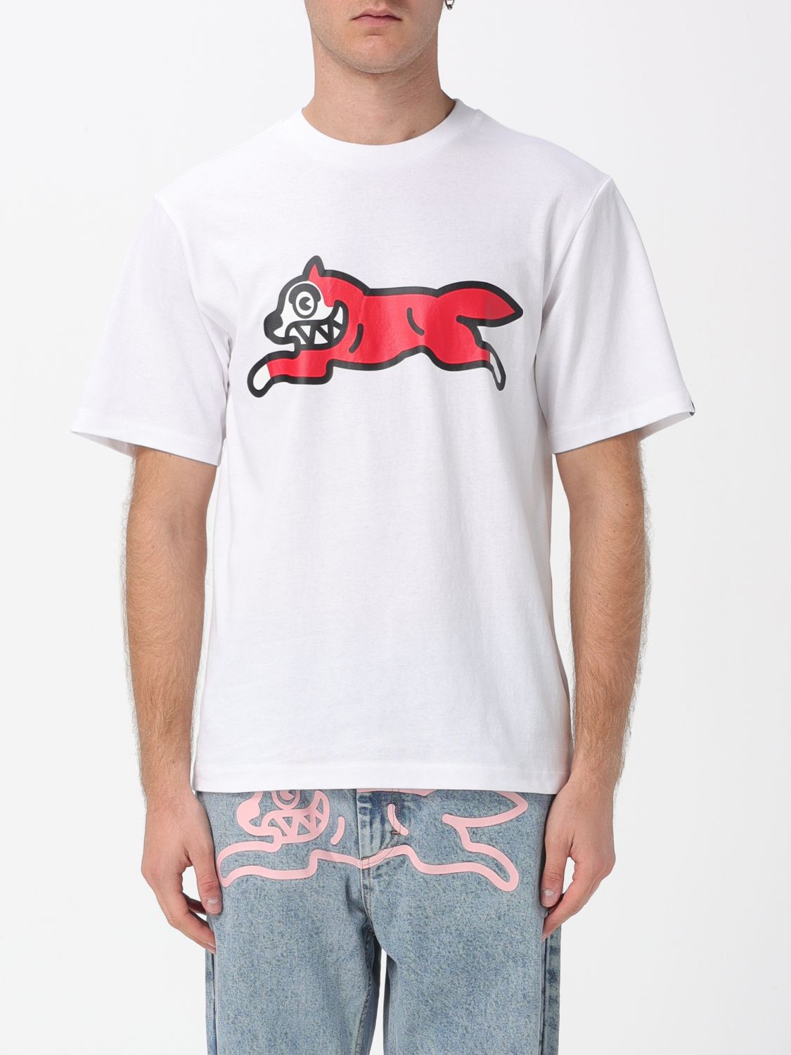 Icecream Running Dog Cotton T-shirt In White