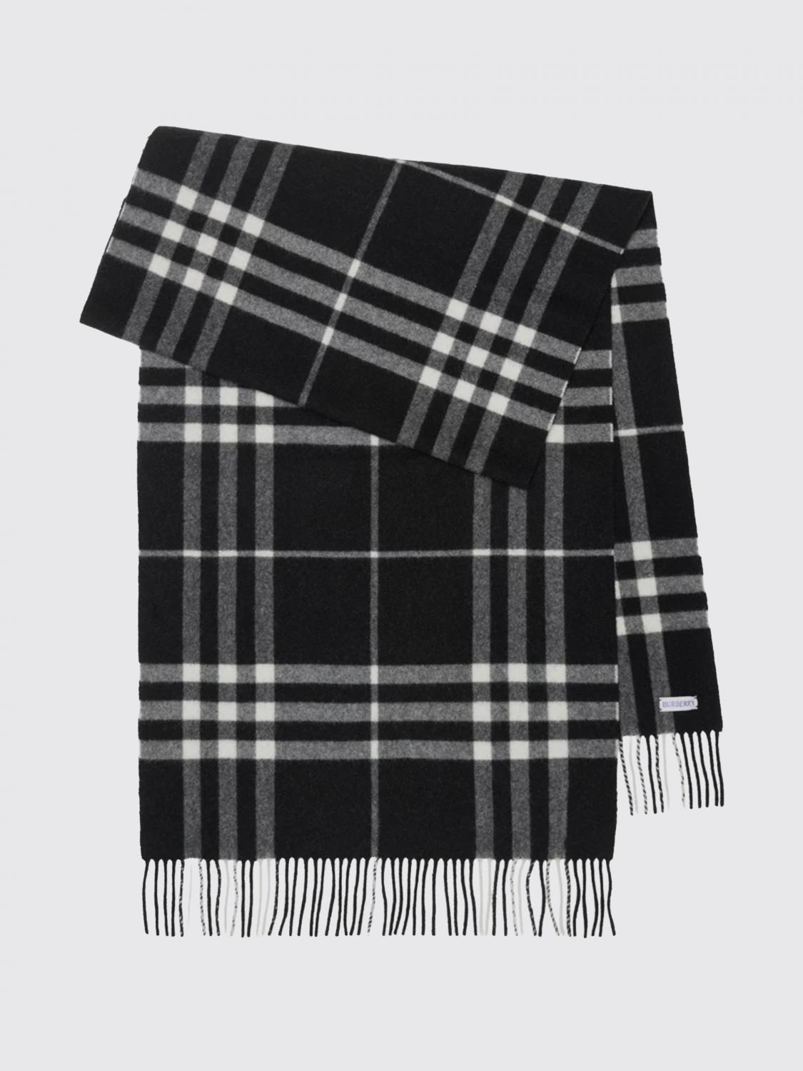Burberry Scarf Woman In Black