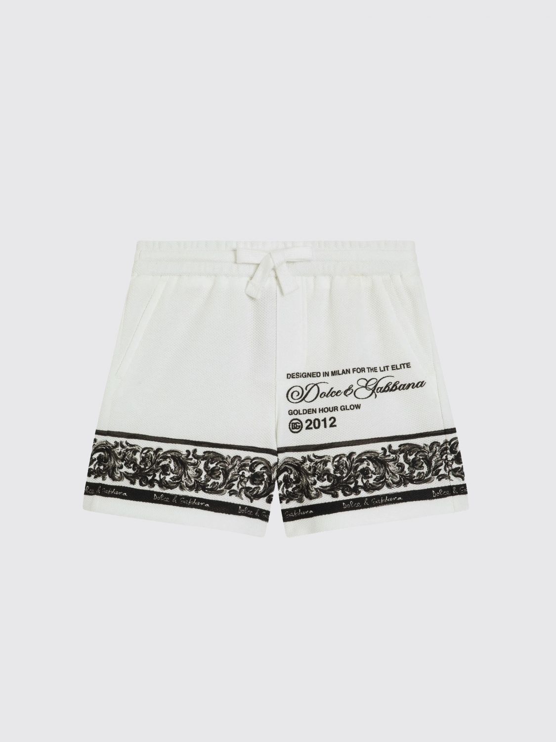 DOLCE & GABBANA Shorts Kids color White