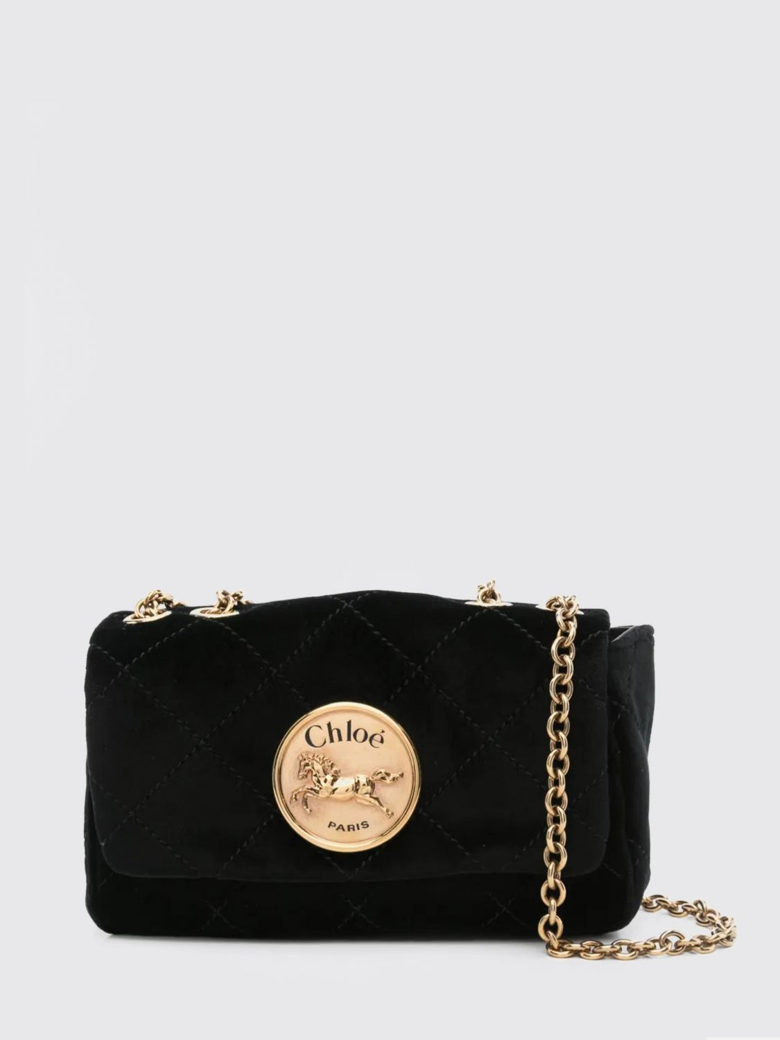 Chloé Heritage Umhängetasche In Black