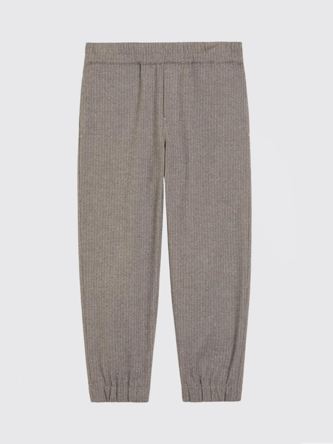 Dolce & Gabbana Pinstripe Trousers In Gray