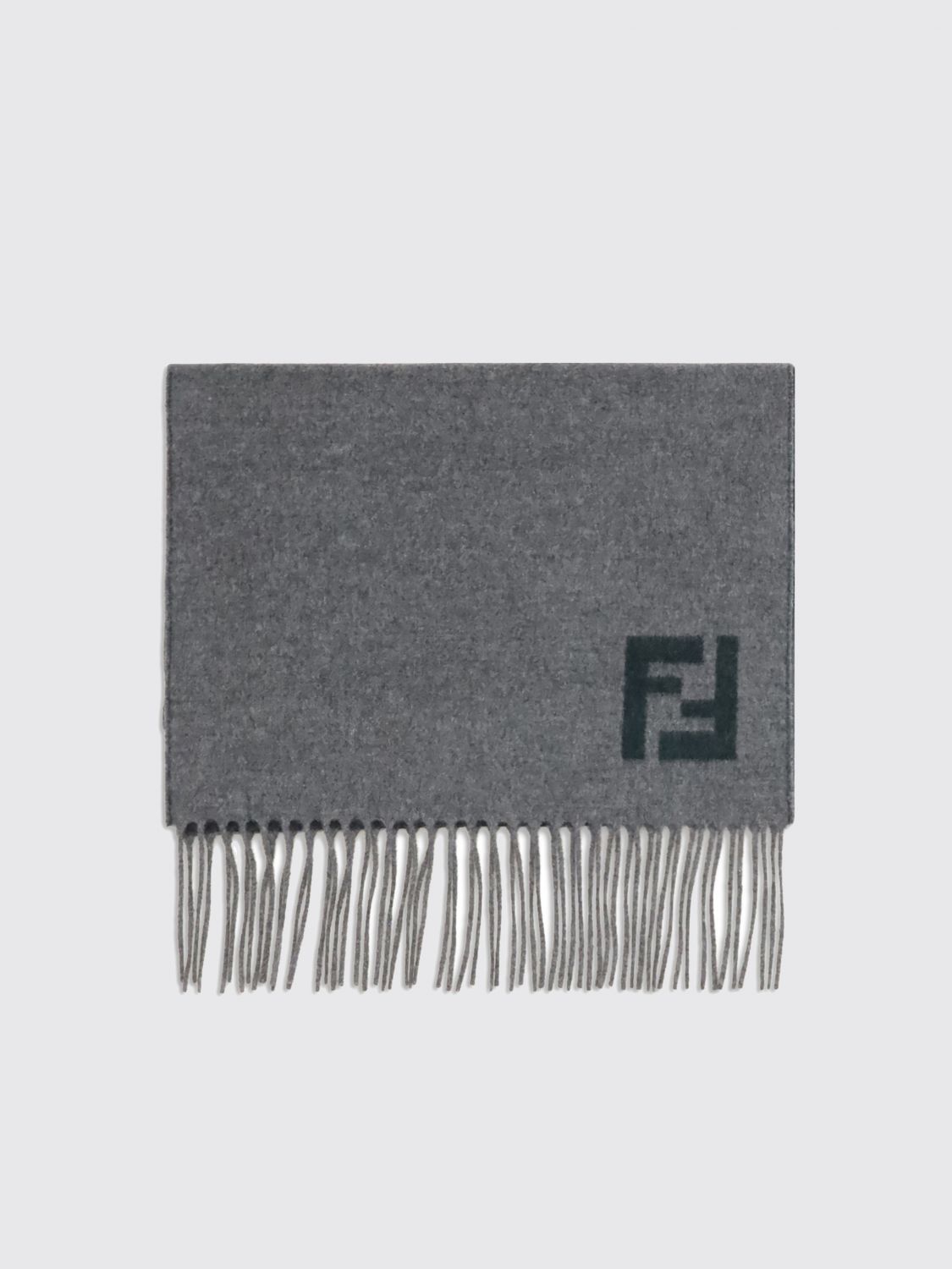 FENDI FENDI Scarf Men color Grey　フェンディ スカーフ メンズ カラー グレー