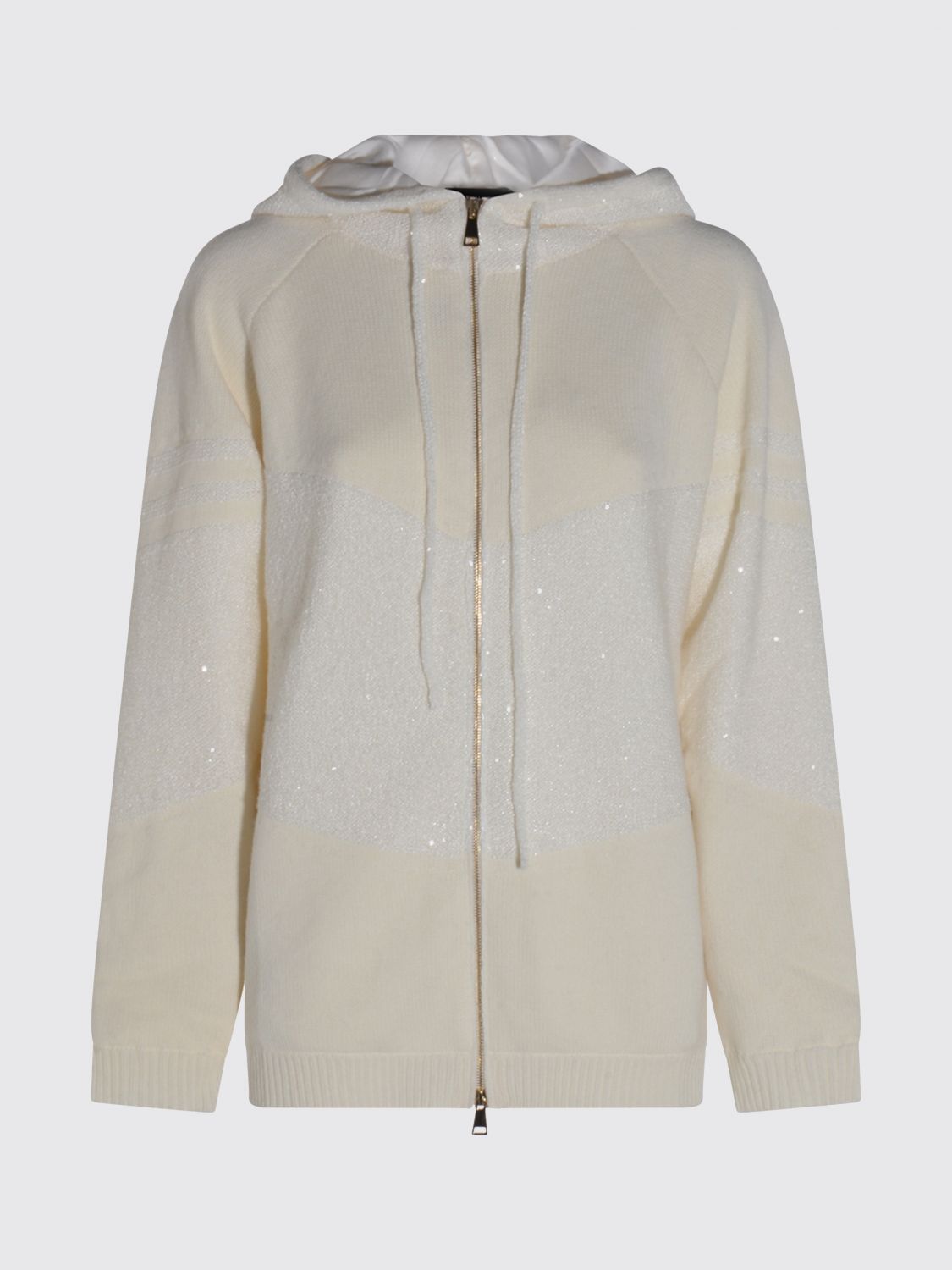 Fabiana Filippi Sweaters Rafia In Metallic