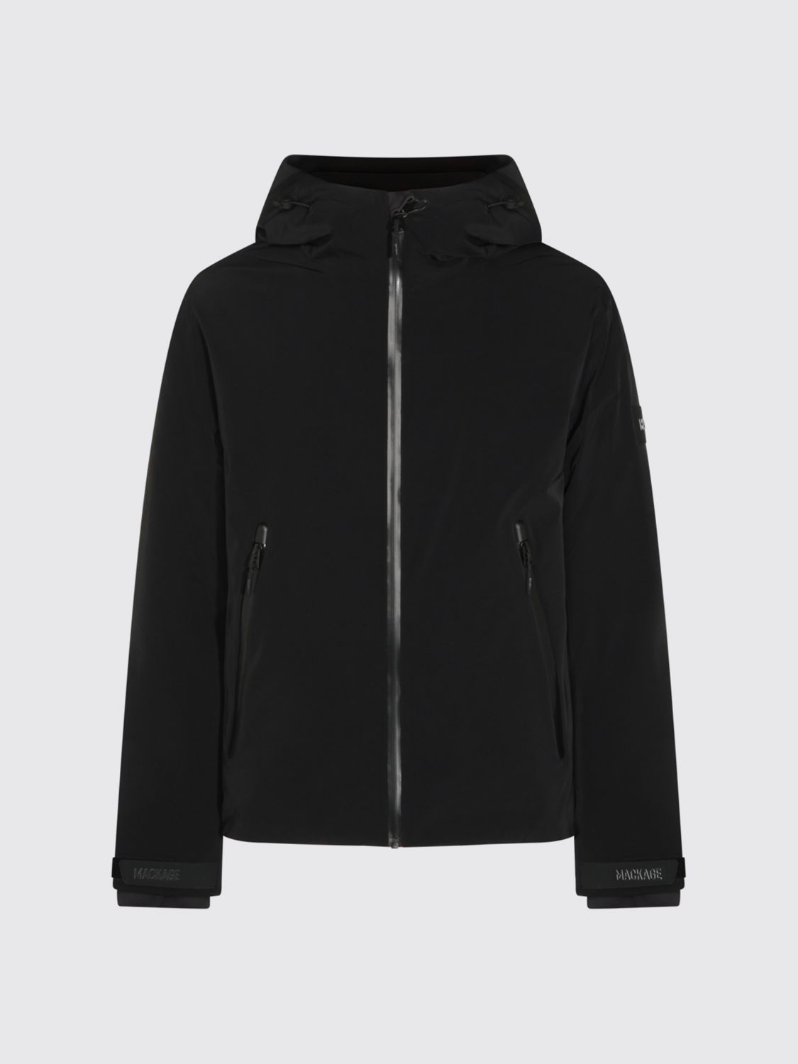 Mackage Insulated Jackets With Hood And Pockets In Black
